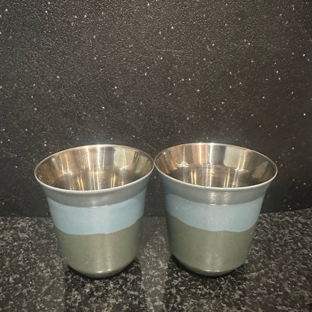 Set of two originally Nespresso espresso cups